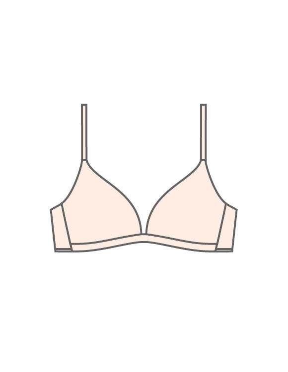 Schalen-BH ohne B&uuml;gel